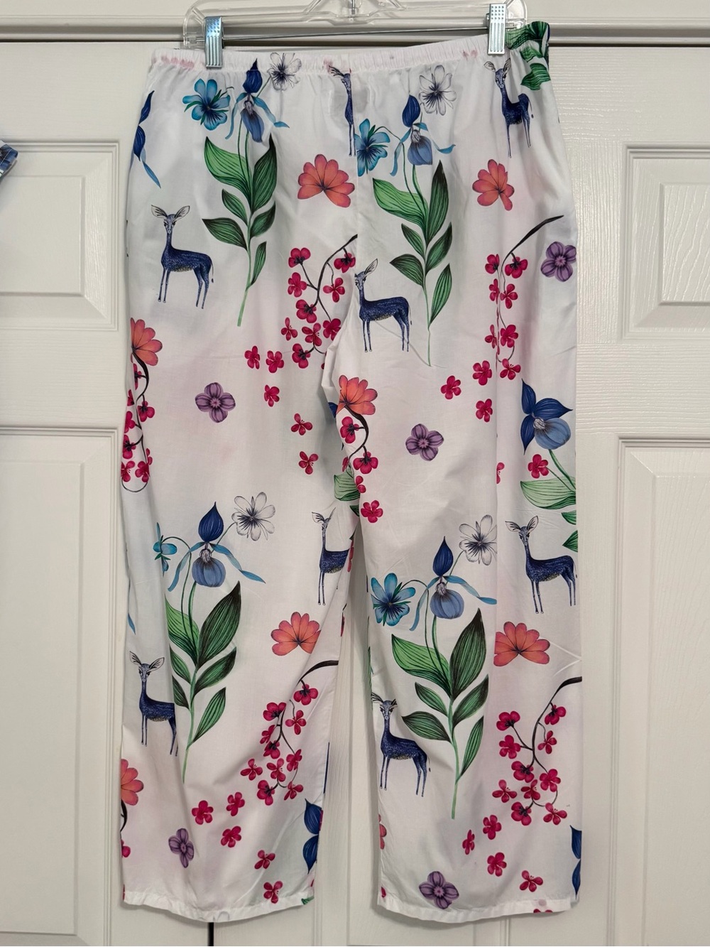 LIKE NEW The Cat’s Pajamas Oh Deer PJs 100% Luxe Pima Cotton XL - Picture 14 of 16